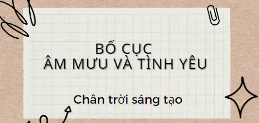 Bố cục Âm mưu và tình yêu (chuẩn nhất 2024) – Ngữ văn 11 Chân trời sáng tạo